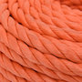 Voir la diapositive 4 : VIDAXL Corde de travail Orange 20 mm 100 m Polypropylene