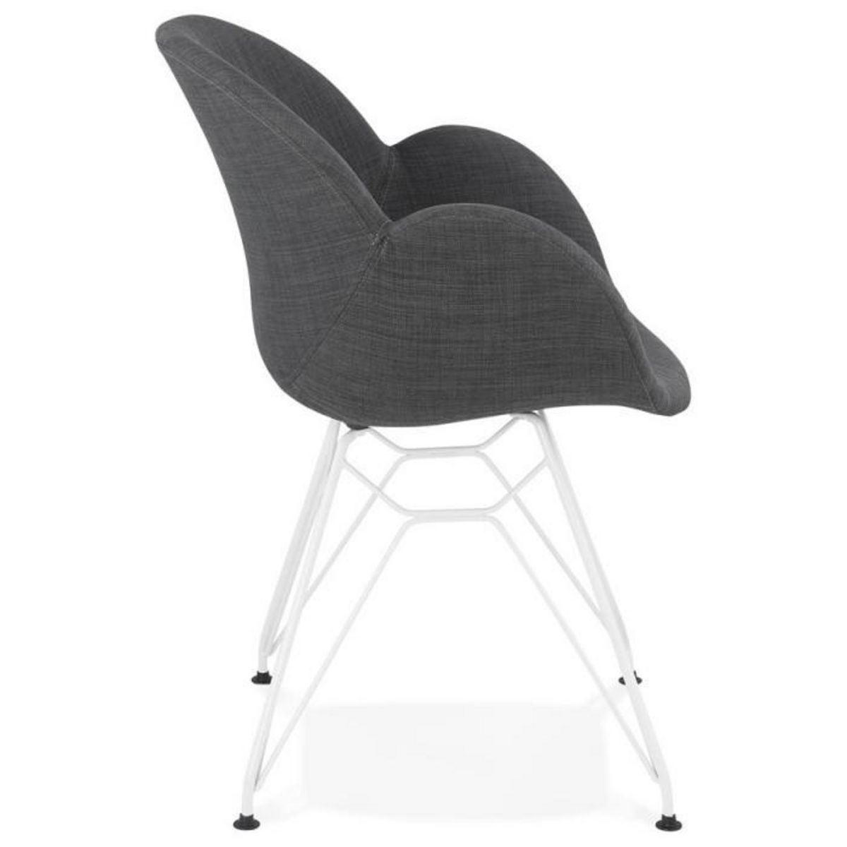 Paris Prix Fauteuil Design  Syndra  85cm Gris Foncé