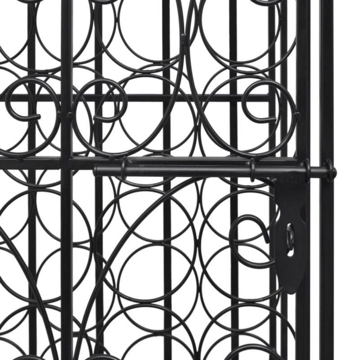 VIDAXL Casier à bouteilles pour 28 bouteilles Métal