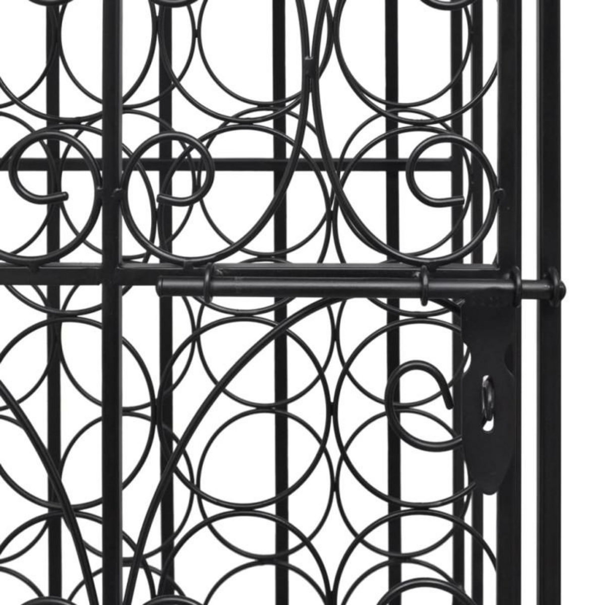 VIDAXL Casier à bouteilles pour 28 bouteilles Métal