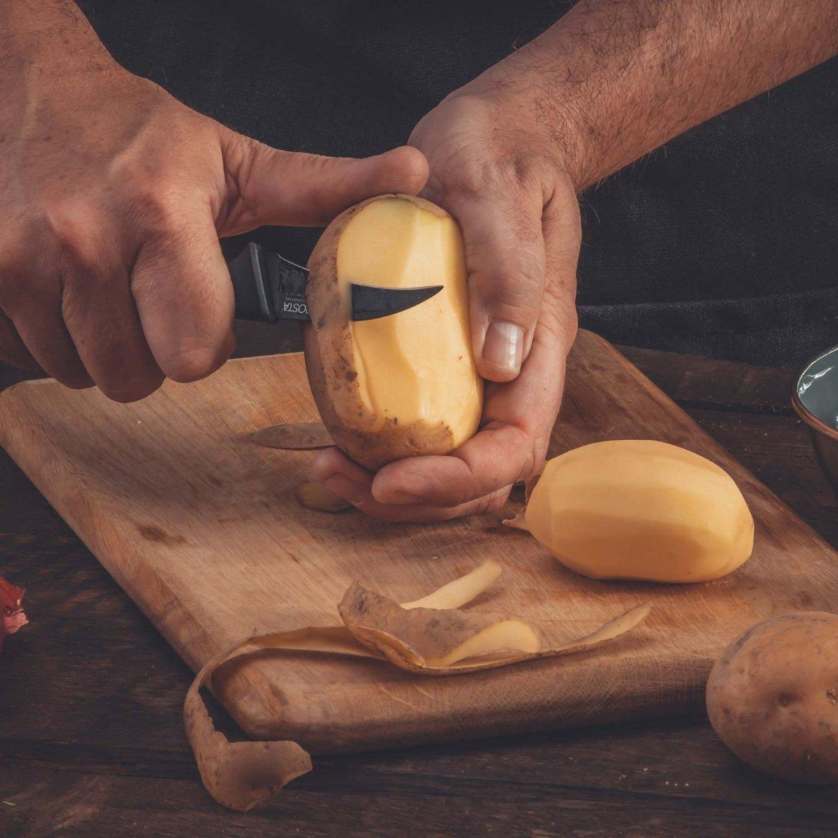 NIROSTA Couteau d'office 19 cm Nirosta Black Edition