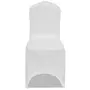 VIDAXL Housses elastiques de chaise Blanc 12 pcs