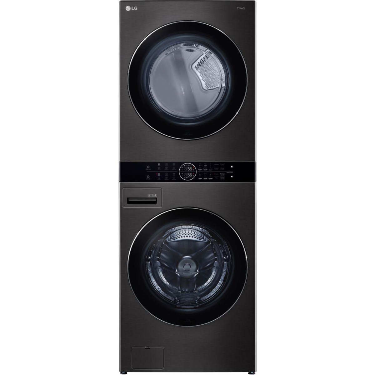 LG Lave linge séchant hublot F761TOWERB2 WashTower
