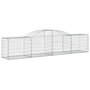Voir la diapositive 3 : VIDAXL Paniers a gabions arques 10 pcs 300x50x60/80 cm fer galvanise