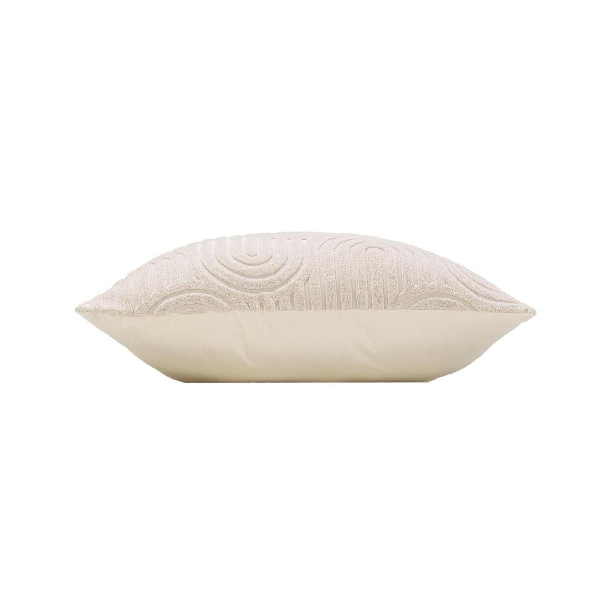 Voir la diapositive 2 : Douceur d'Intérieur Coussin déco en velours  pila  45x45cm beige