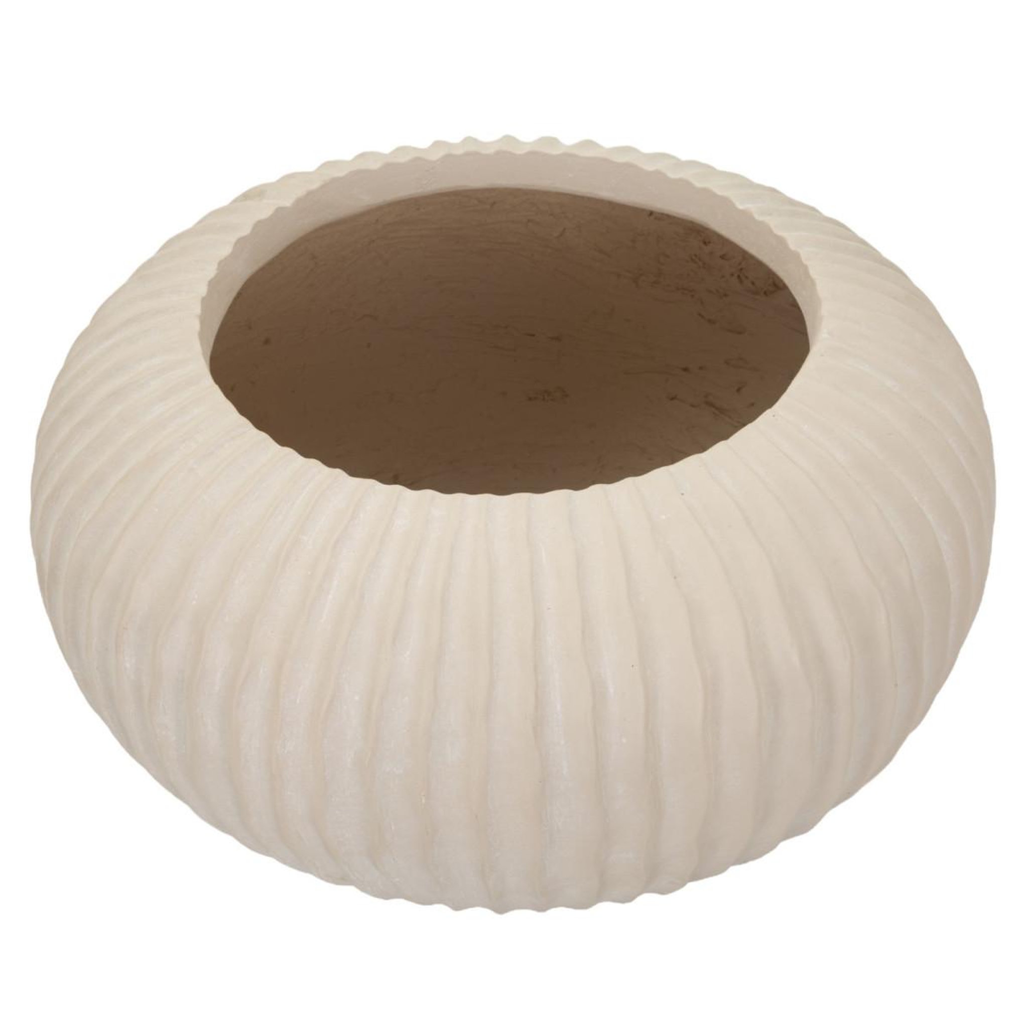 Voir la diapositive 2 : Paris Prix Cache-Pot Design  Mist  35cm Crème