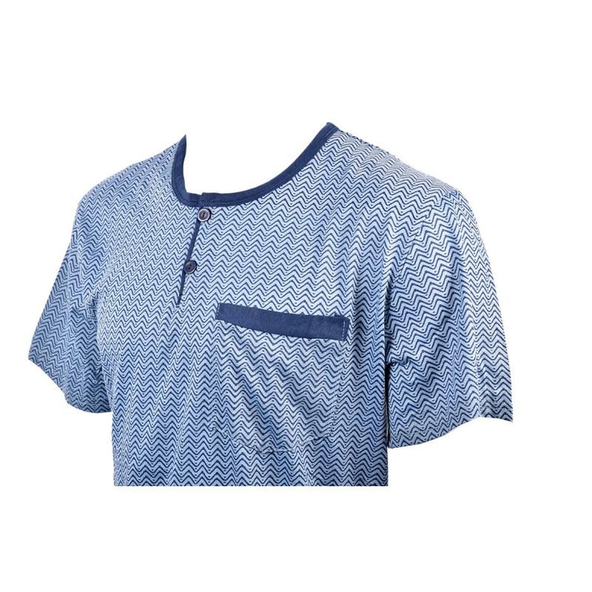 Voir la diapositive 3 : OZABI Pyjama Court Homme ECO HOMEWEAR