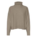 Vero Moda Pull Taupe Femme Vero Moda Momega. Coloris disponibles : Marron