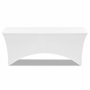 Voir la diapositive 4 : ID MARKET Housse blanche pour table pliante 180 CM