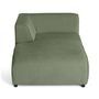 Voir la diapositive 3 : LISA DESIGN Suaro - module d'assise méridienne gauche en tissu texturé