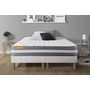 Voir la diapositive 6 : SEPTNUITS Matelas + double sommiers Memo Plus Mémoire de forme 3 zones
