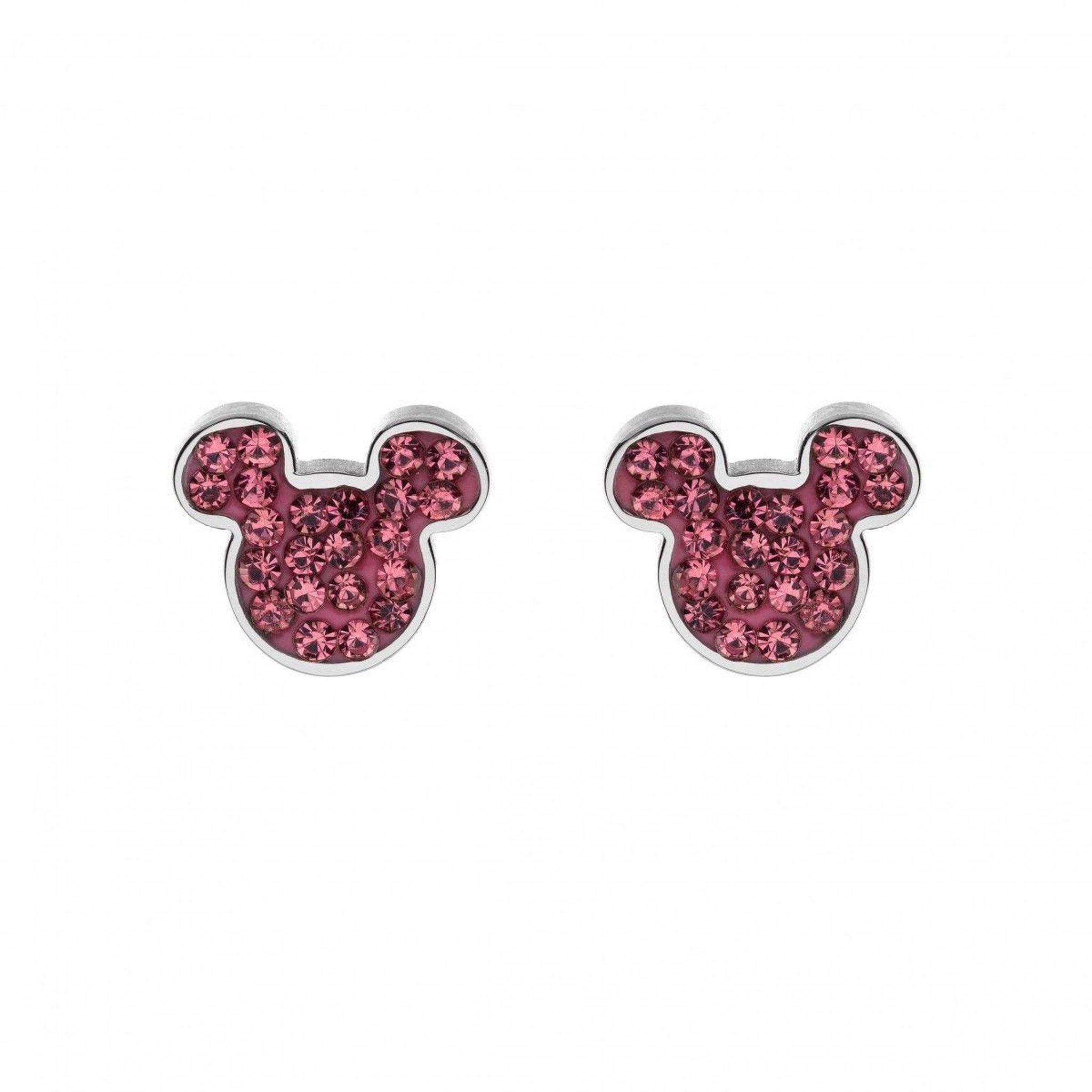 Voir la diapositive 1 : SC CRYSTAL Boucles d'oreilles Disney ornées de Cristaux scintillants - Mickey