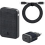 Voir la diapositive 1 : ADEQWAT Pack PowerBank+Chargeur 30W+Cable USB-C-USB-C