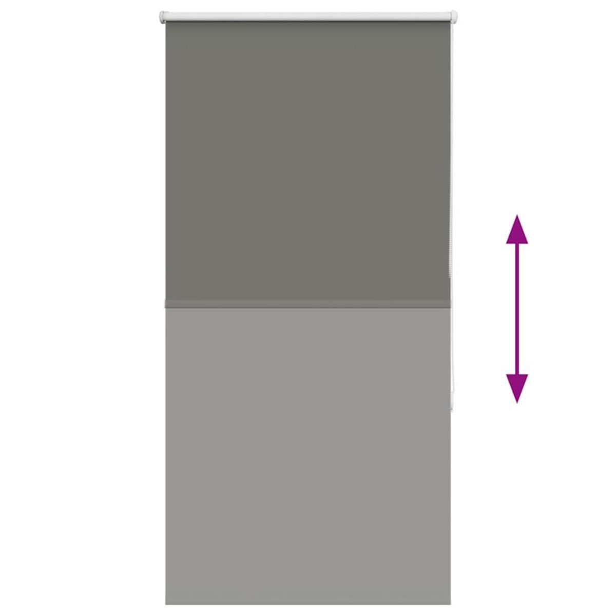 VIDAXL Store enrouleur occultant largeur du tissu 75,7 cm polyester