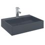 Voir la diapositive 3 : VIDAXL Vasque 50x38x11 cm fonte minerale/marbre anthracite