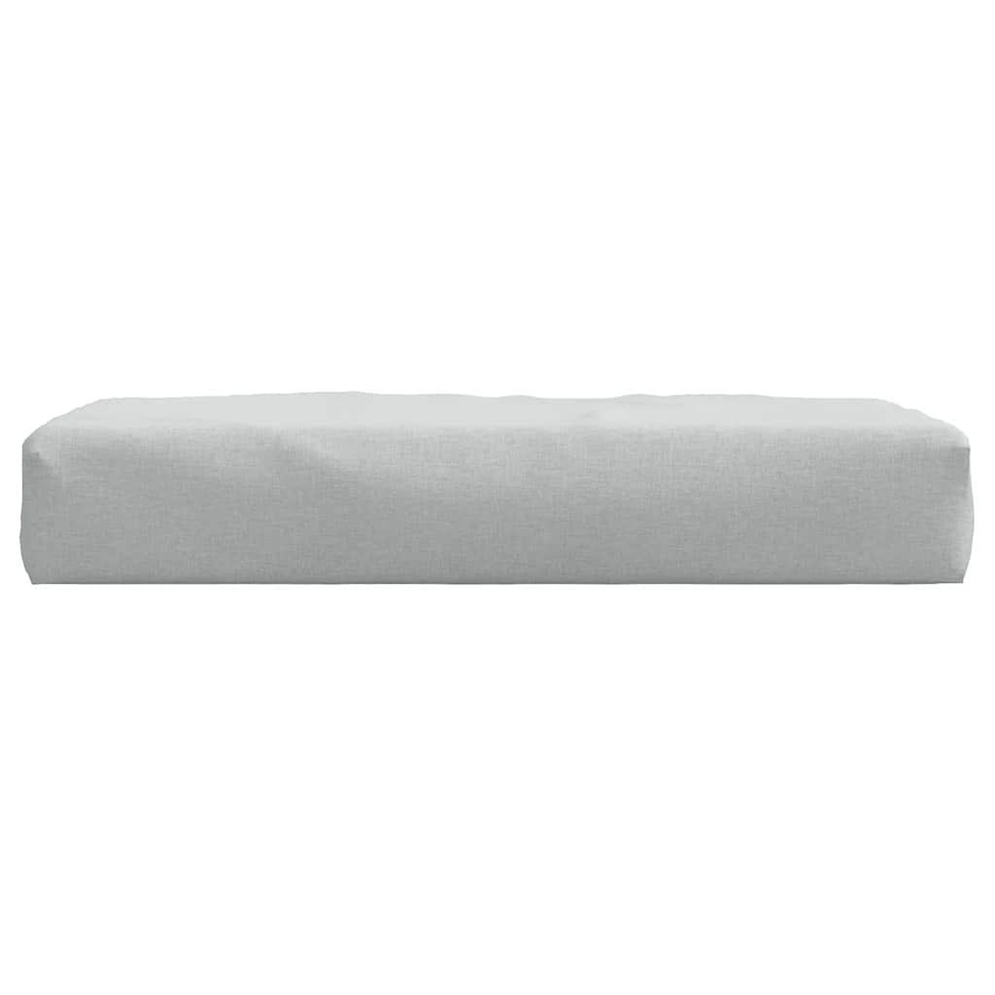 Voir la diapositive 4 : VIDAXL Coussin de palette gris clair melange 60x60x10 cm tissu