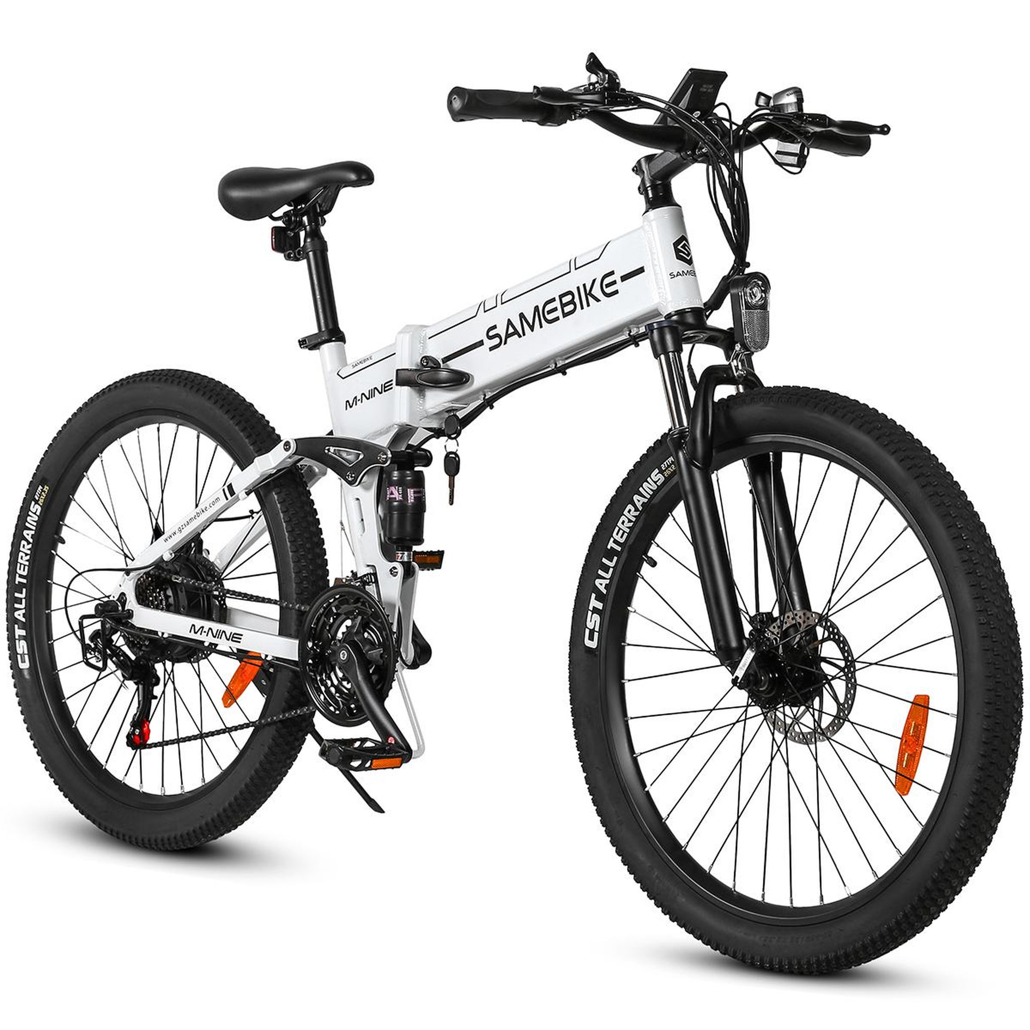 Voir la diapositive 2 : SAMEBIKE Vélo électrique de montagne pliable SAMEBIKE LO26-II-FT, 900W