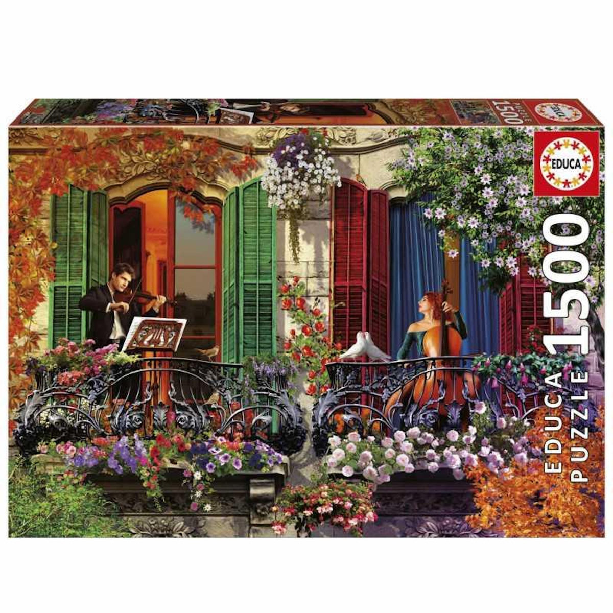EDUCA Puzzle - EDUCA - Sérénade - 1500 pieces - 85 x 60 cm - Pour adultes - Theme tableaux