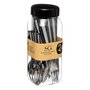 Voir la diapositive 6 : SECRET DE GOURMET Ménagère 24 couverts - Inox - Gris