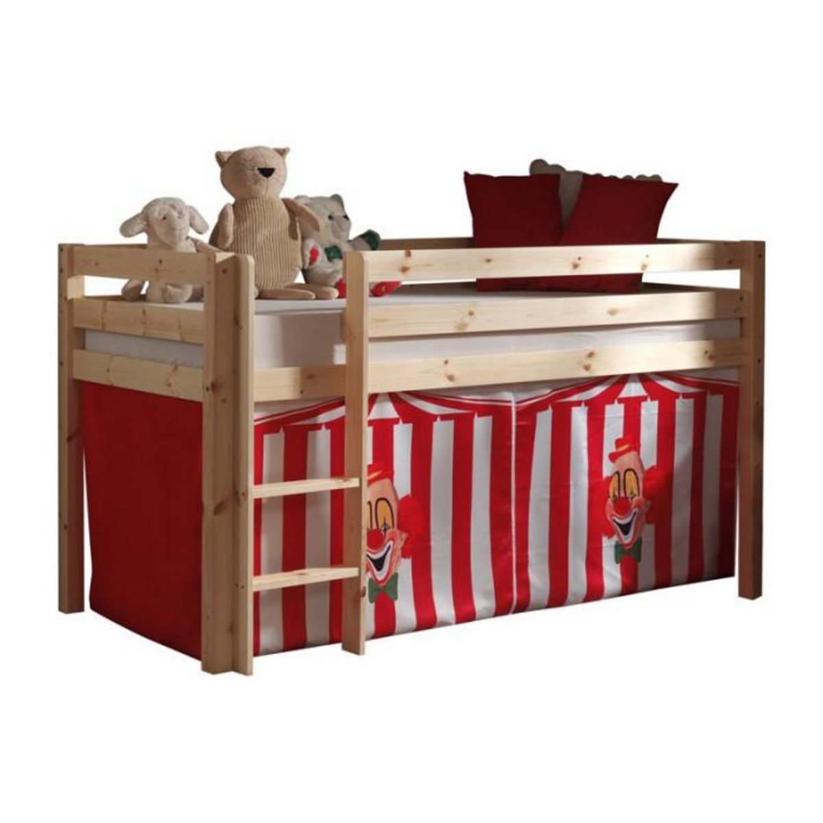 Paris Prix Lit Enfant  Pino Cirque  90x200cm Naturel