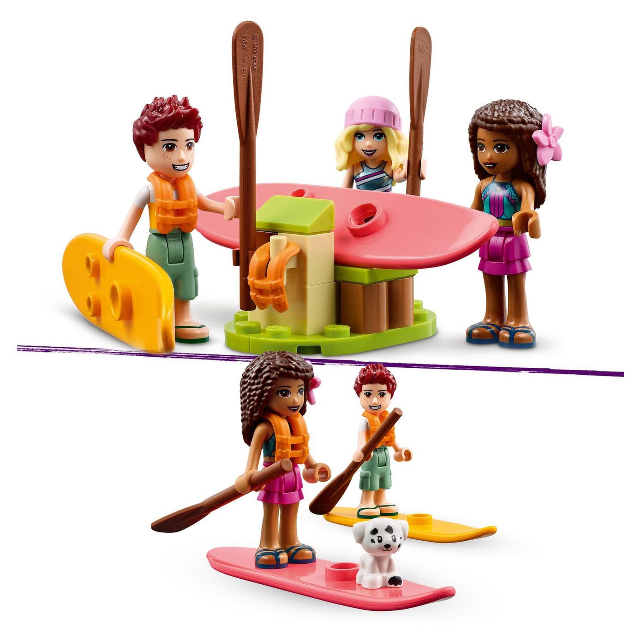 Voir la diapositive 7 : LEGO Friends 41700 Camping Glamour à La Plage, Jouet pour Filles et Garçons dès 6 ans