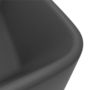 Voir la diapositive 5 : VIDAXL Lavabo de luxe Gris fonce mat 41x30x12 cm Ceramique