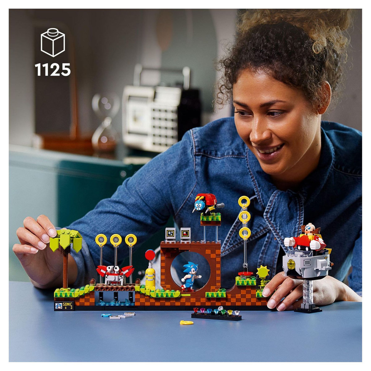 LEGO Ideas 21331 - Sonic the Hedgehog &ndash; Green Hill Zone, Jeu