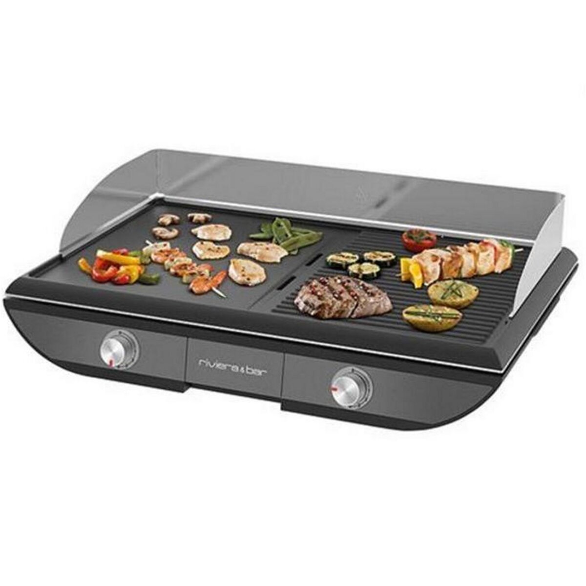 Riviera & Bar Plancha gril électrique 2300w 50x30cm - qpl570