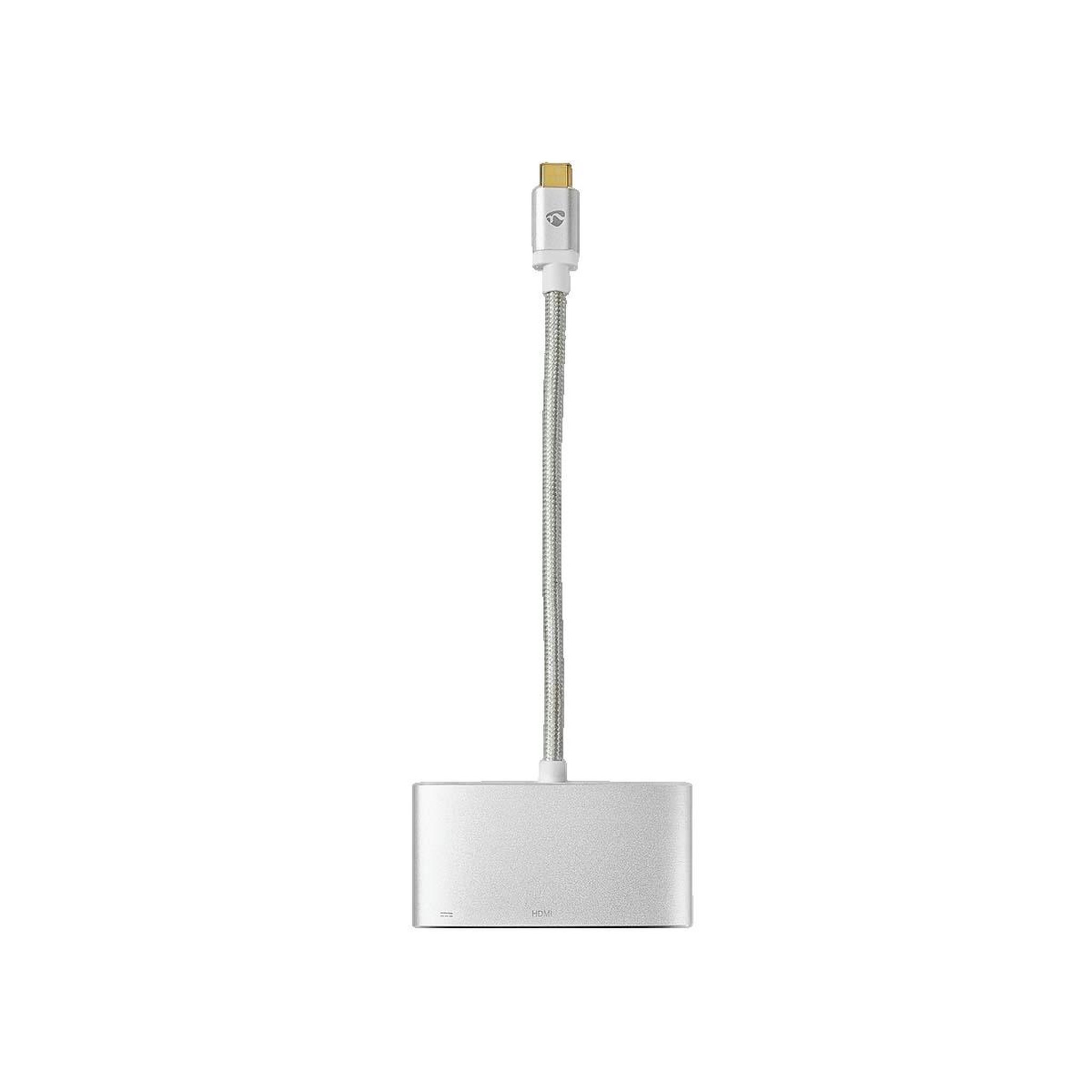 NEDIS Adaptateur Multi-USB Nedis CCTB64765AL02 Argent USB-C USB-A HDMI 0,2 m