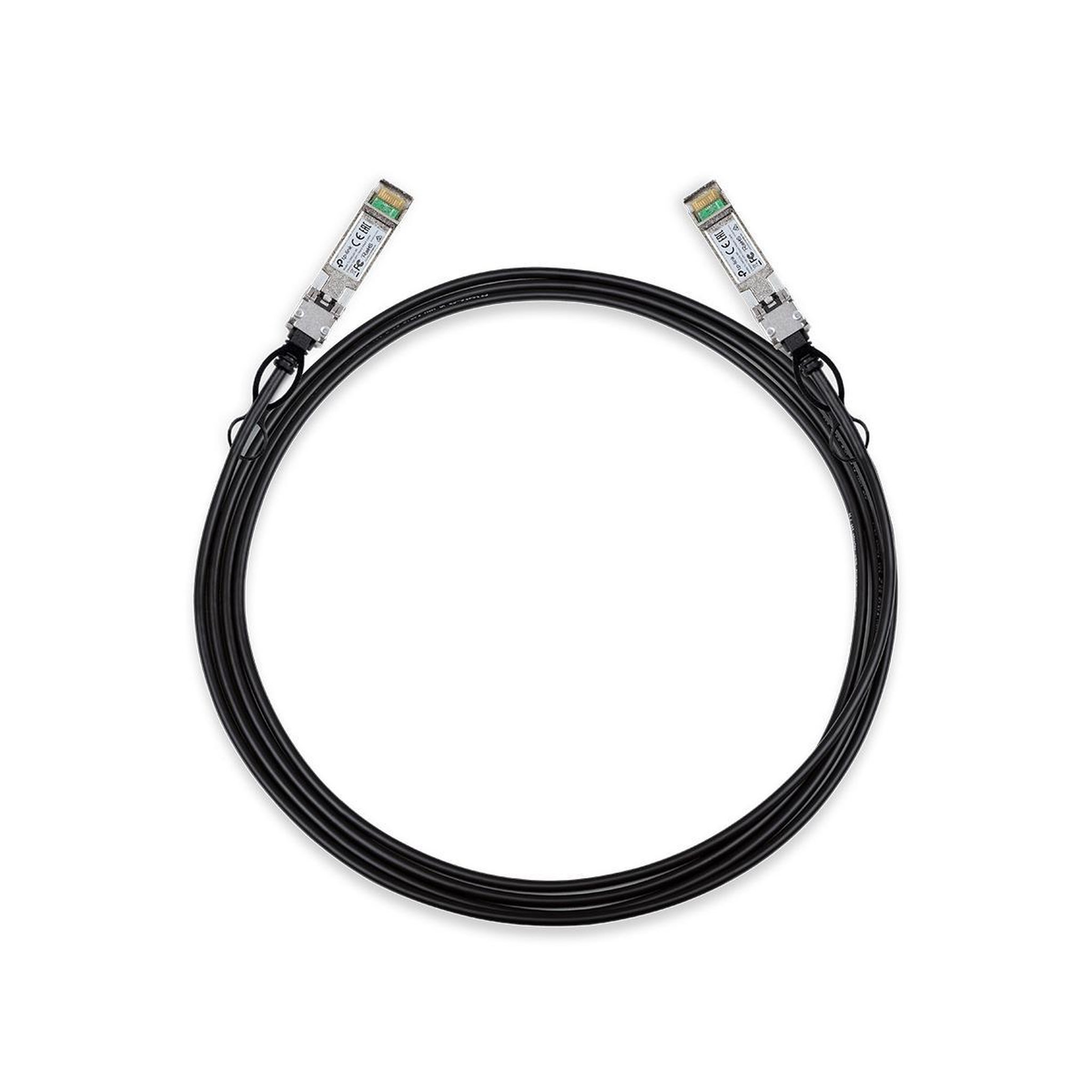 Voir la diapositive 2 : TP-LINK Câble réseau TP-Link TL-SM5220-3M - 10GBase Direktanschlusskabel SFP+ mâle à SFP+ mâle - 3 m - twinaxial passif