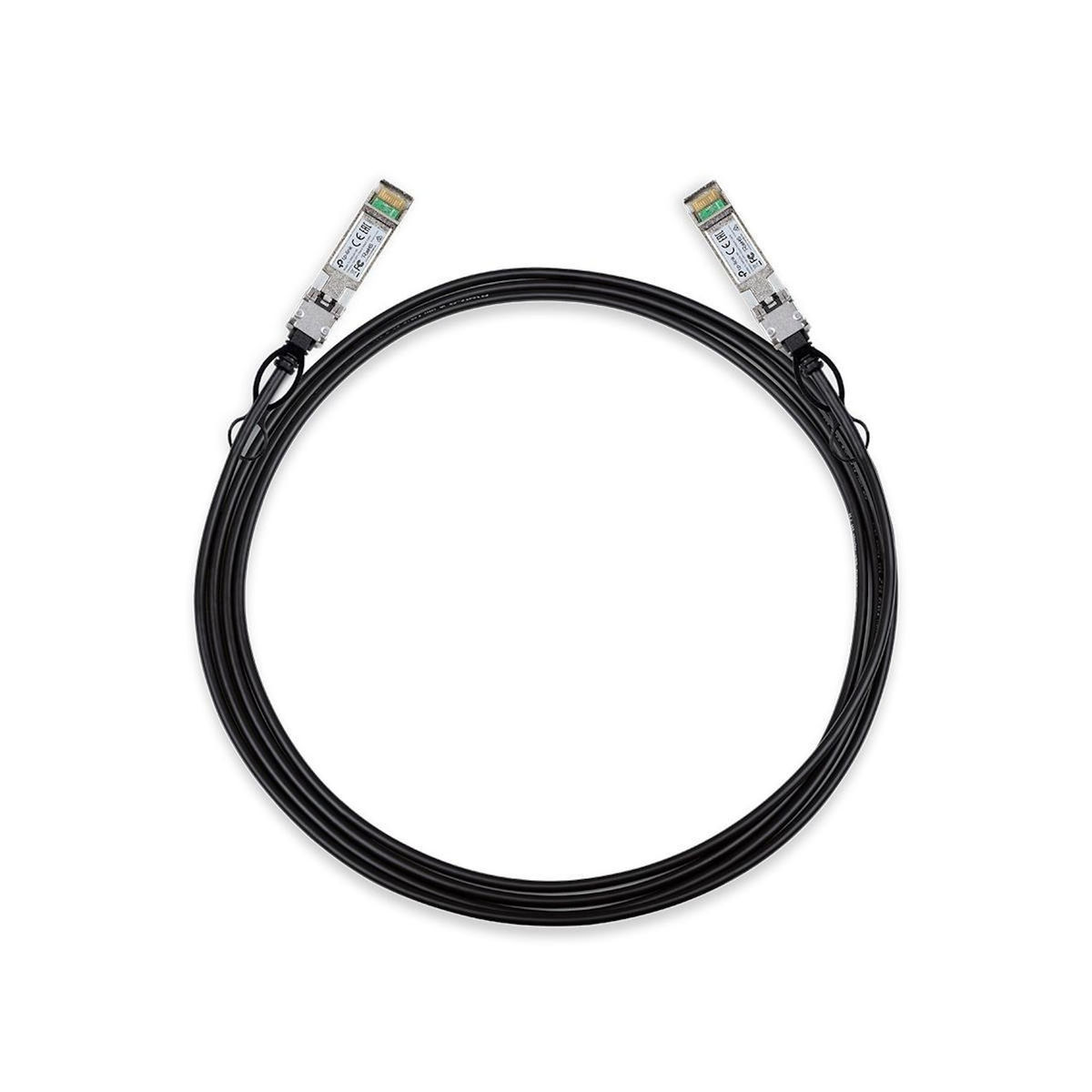 TP-LINK Câble réseau TP-Link TL-SM5220-3M - 10GBase Direktanschlusskabel SFP+ mâle à SFP+ mâle - 3 m - twinaxial passif
