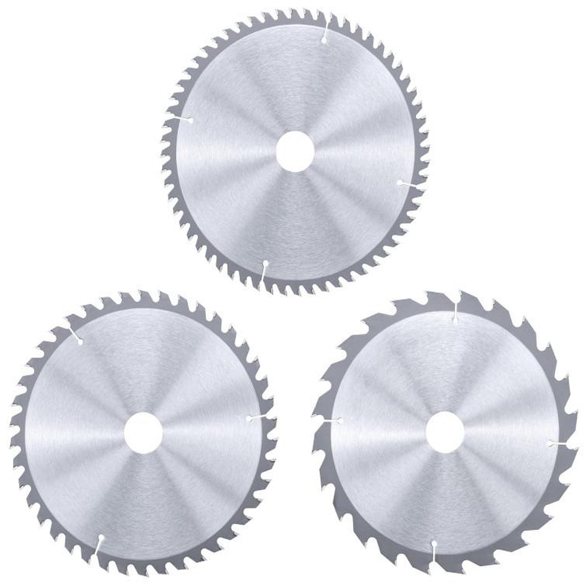 KWB Jeu de 3 lames de scie 210 x 30 x 2,5 mm