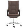 Voir la diapositive 3 : VIDAXL Fauteuil inclinable de bureau Marron Similicuir