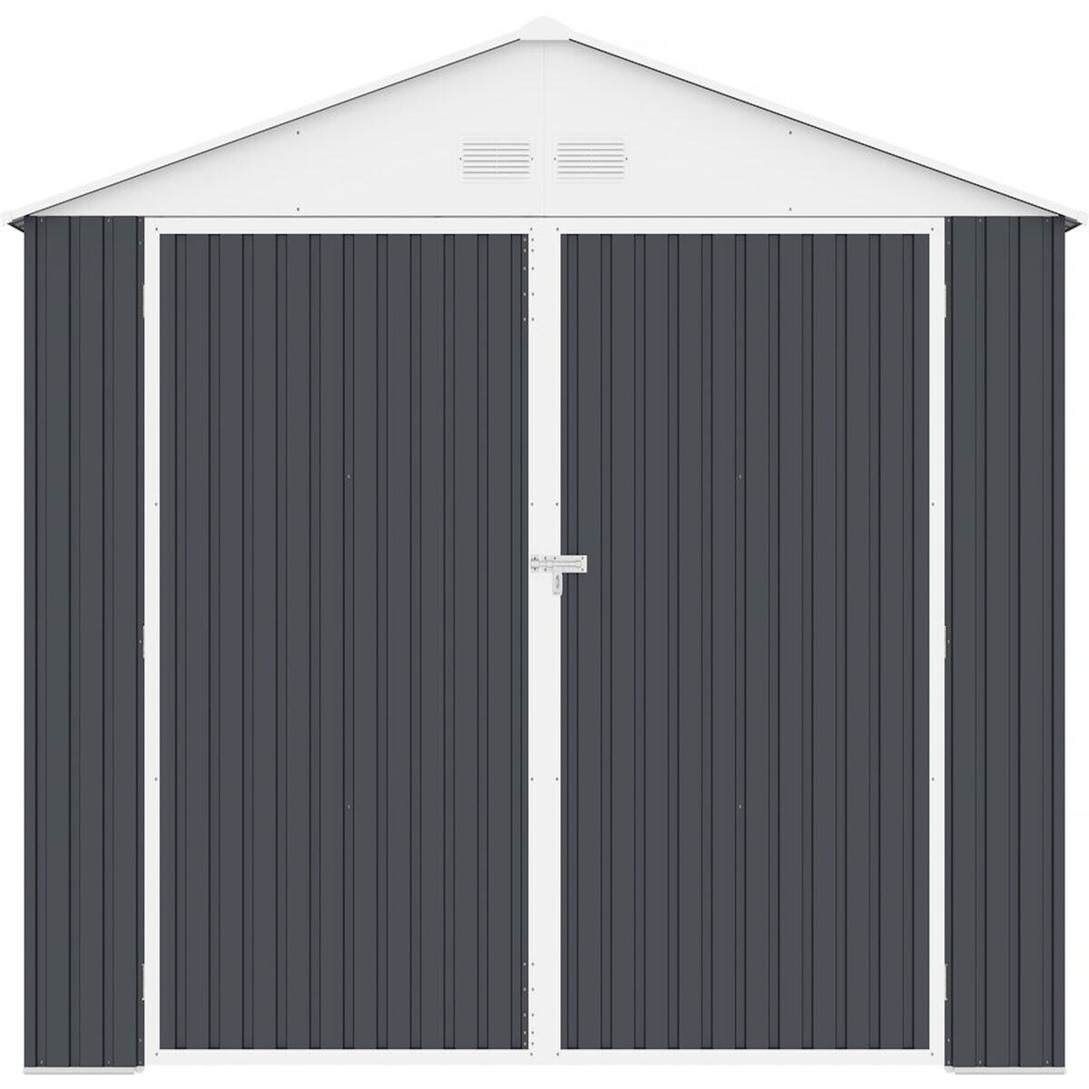 Habitat et Jardin Garage en métal  Houston  18,56m²  - Anthracite