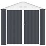 Voir la diapositive 4 : Habitat et Jardin Garage en métal  Houston  18,56m²  - Anthracite