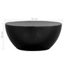 Voir la diapositive 6 : VIDAXL Table basse Aluminium martele 70x30 cm Noir