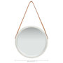 Voir la diapositive 6 : VIDAXL Miroir mural avec sangle 40 cm Argente