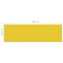 Voir la diapositive 5 : VIDAXL Ecran de balcon Jaune 120x400 cm PEHD