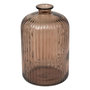Voir la diapositive 1 : ATMOSPHERA Vase Design en Verre  Luz  23cm Marron