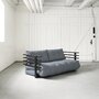 KARUP DESIGN Canapé banquette futon structure noire matelas futon FUNK SOFA