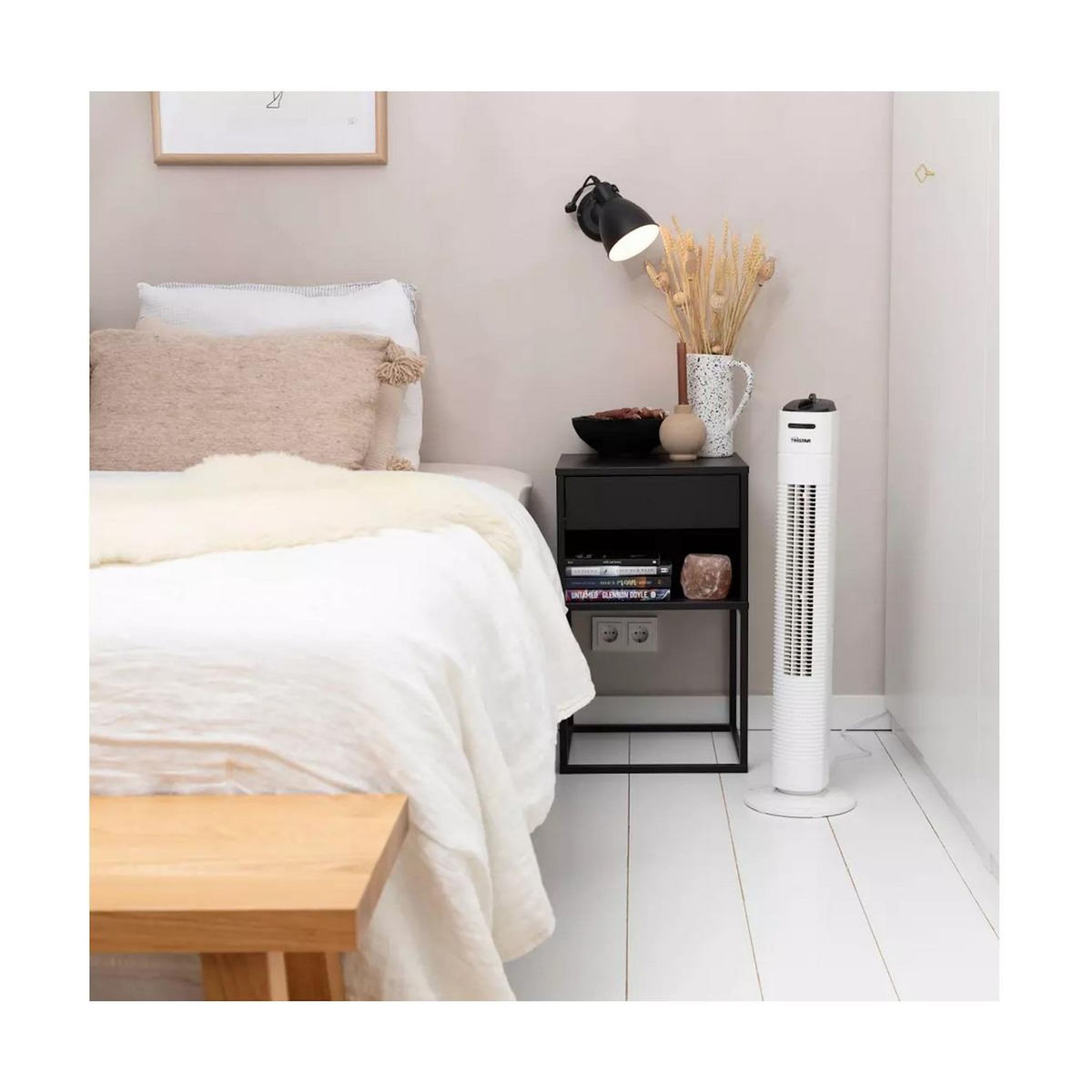 TRISTAR Ventilateur colonne 35w 3 vitesses blanc - VE-5806