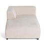Voir la diapositive 3 : LISA DESIGN Suaro - module d'assise méridienne gauche en tissu texturé