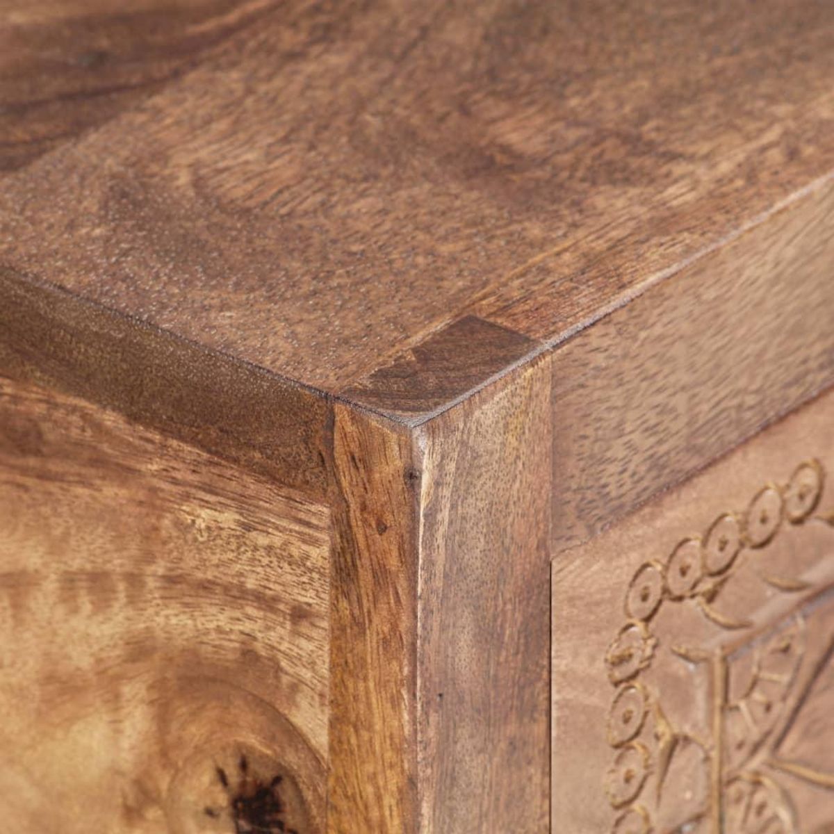 VIDAXL Table console 90 x 30 x 75 cm Bois de manguier massif