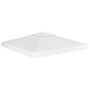 Voir la diapositive 1 : VIDAXL Toile de toit de belvedere 2 niveaux 310 g/m^2 3x3 m Blanc
