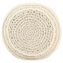 Voir la diapositive 3 : VIDAXL Pouf fait a la main en macrame 45x30 cm Coton