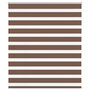 Voir la diapositive 1 : VIDAXL Store zebre marron 135x100cm largeur du tissu 130,9cm polyester