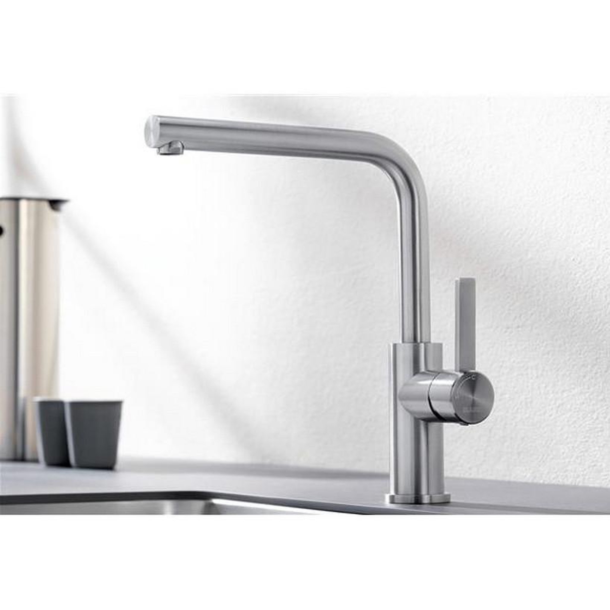 Voir la diapositive 2 : Blanco Mitigeur évier monocommande inox brossé - 523122
