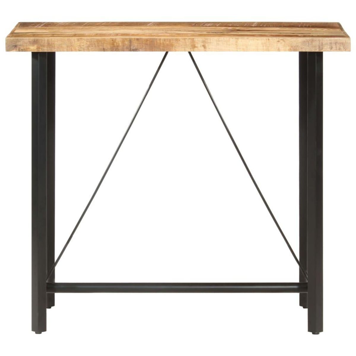 VIDAXL Table de bar 120x58x107 cm Bois de manguier brut