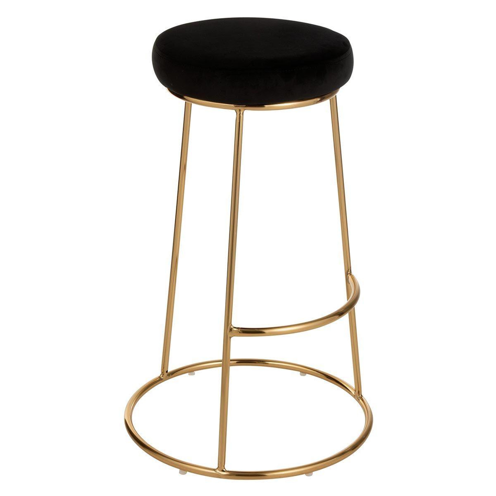 Voir la diapositive 4 : J-LINE Galette de chaise ronde  assise  34cm noir