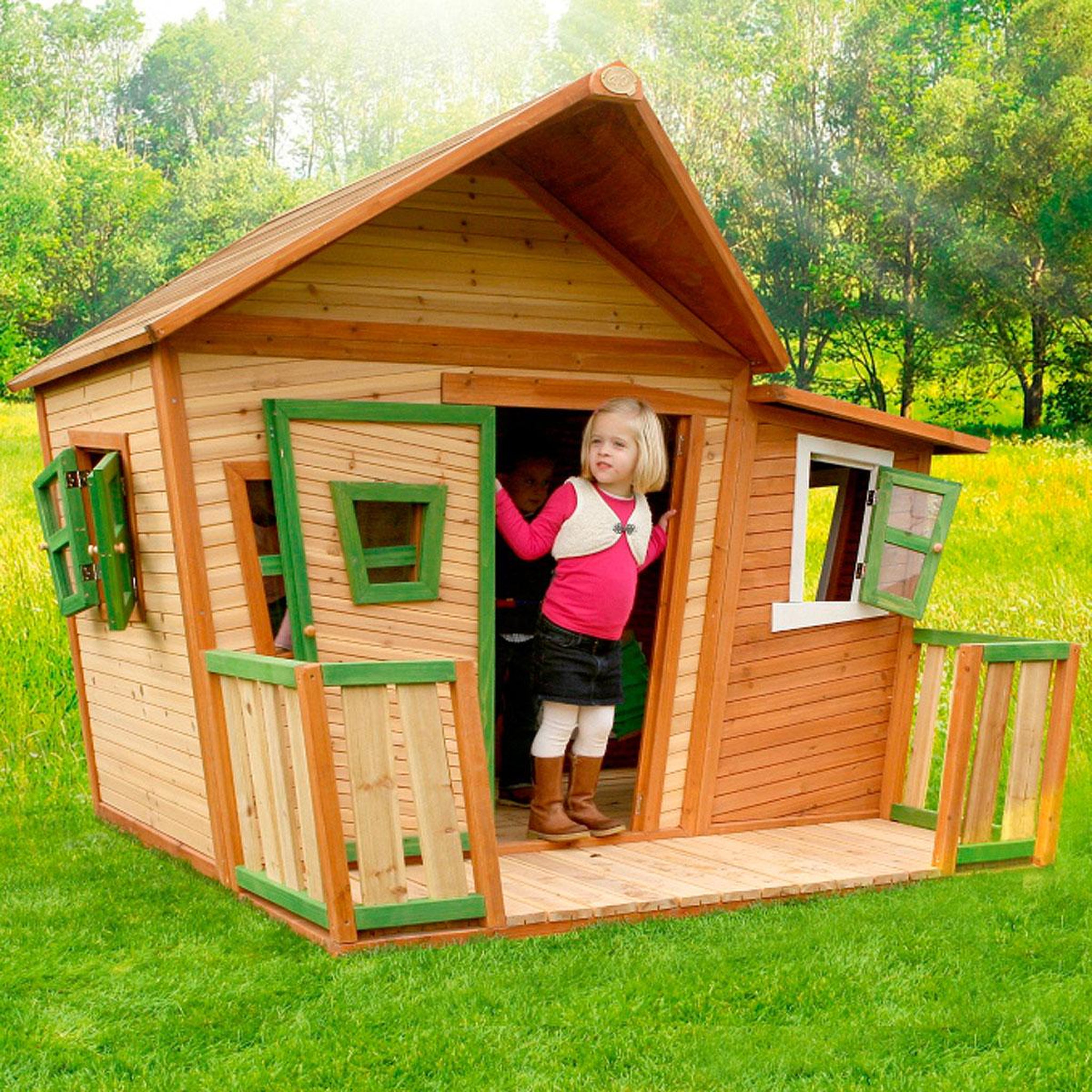 AXI Cabane de jardin pour enfant - Bois - H1.67m - LISA
